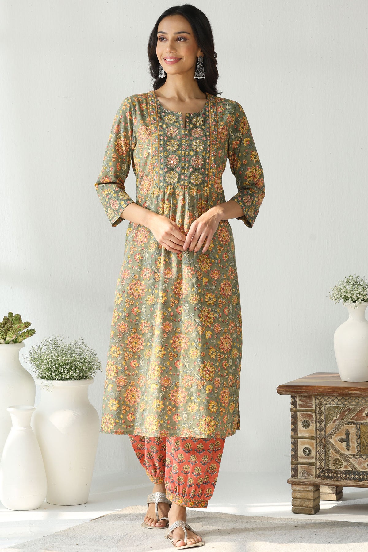 Nayanjal Zainab Sanganeri Kurta