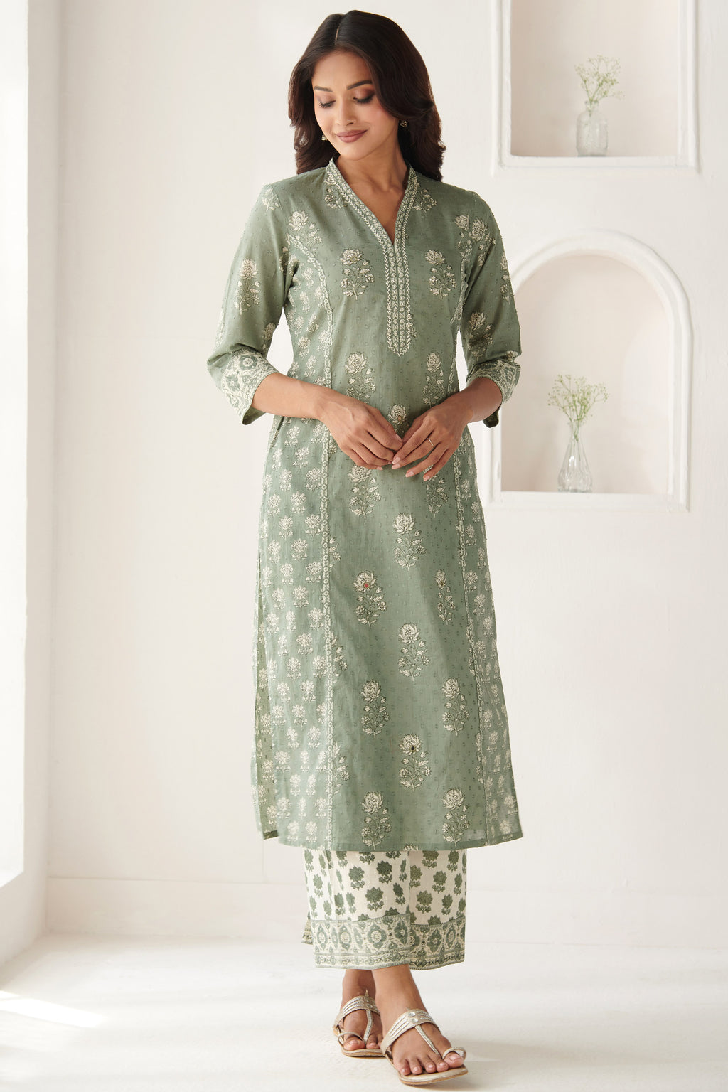 Surplus: Gulbarg Kaira Sanganeri Kurta