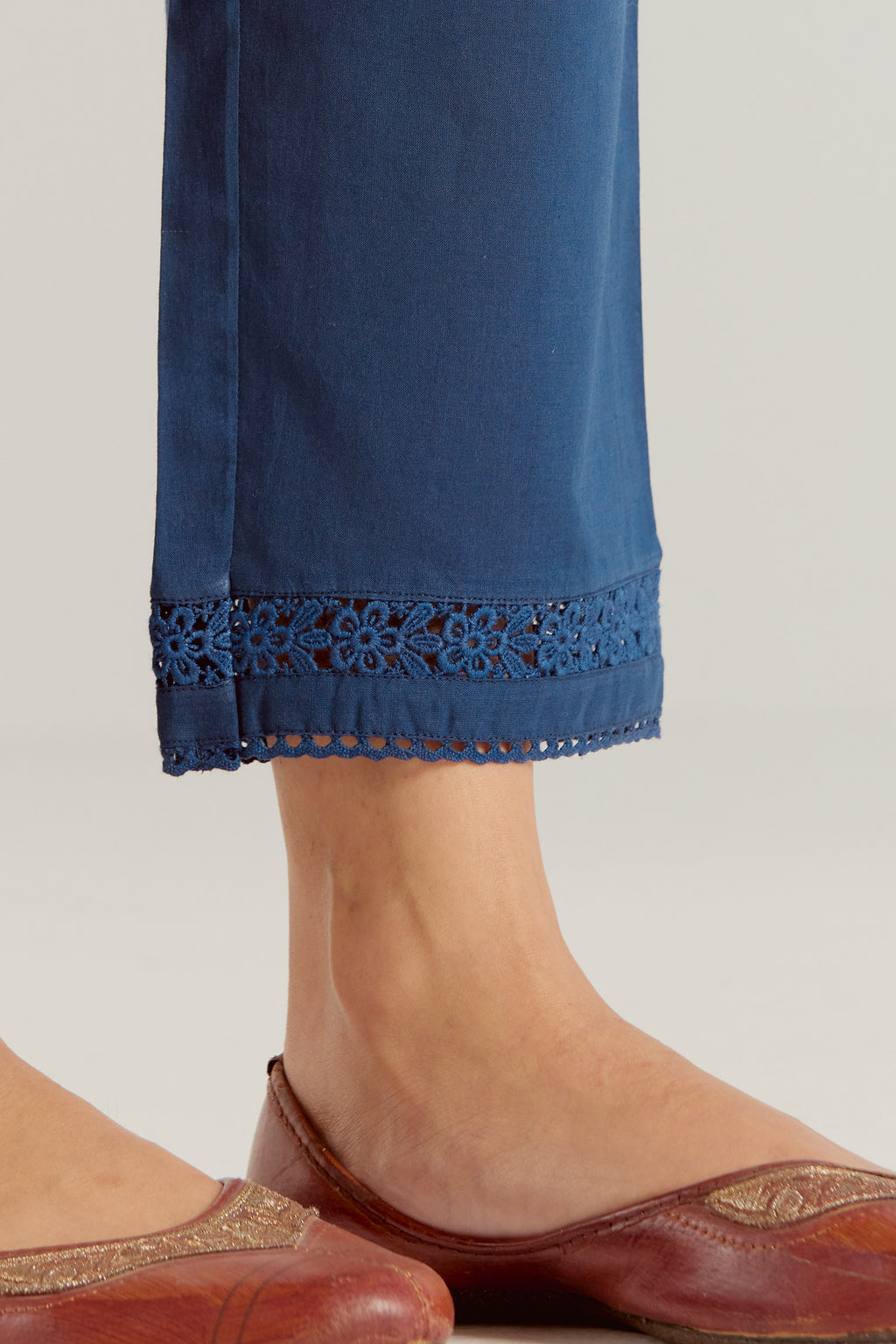 Roza Sehr Blue Narrow Pants