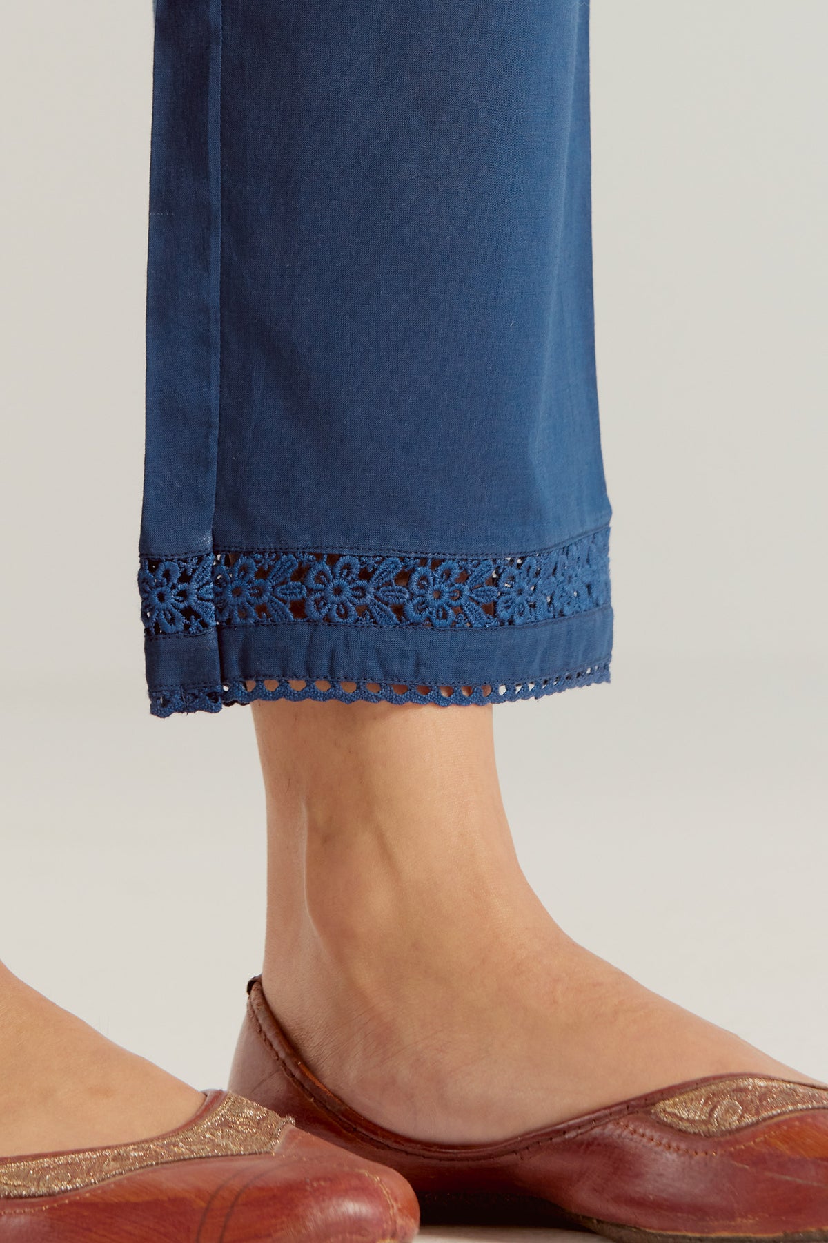 Roza Sehr Blue Narrow Pants