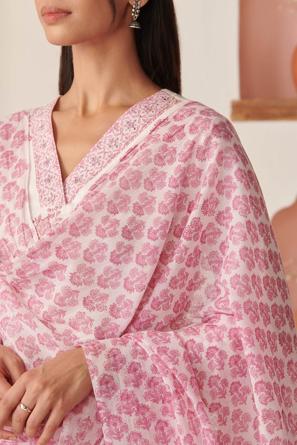 Rosheen Asfiya Sanganeri Dupatta