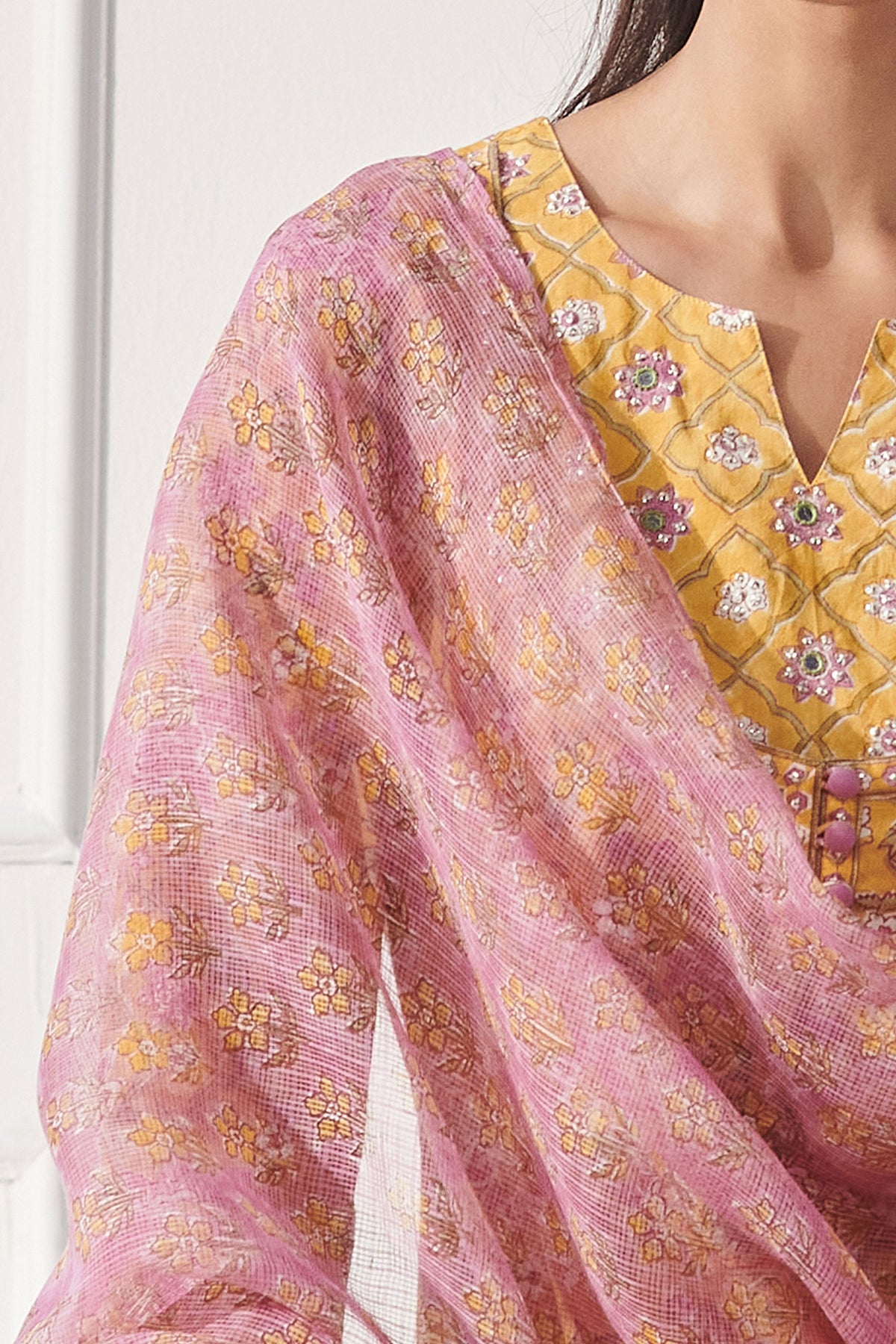 Gulbahar Azma Sanganeri Dupatta
