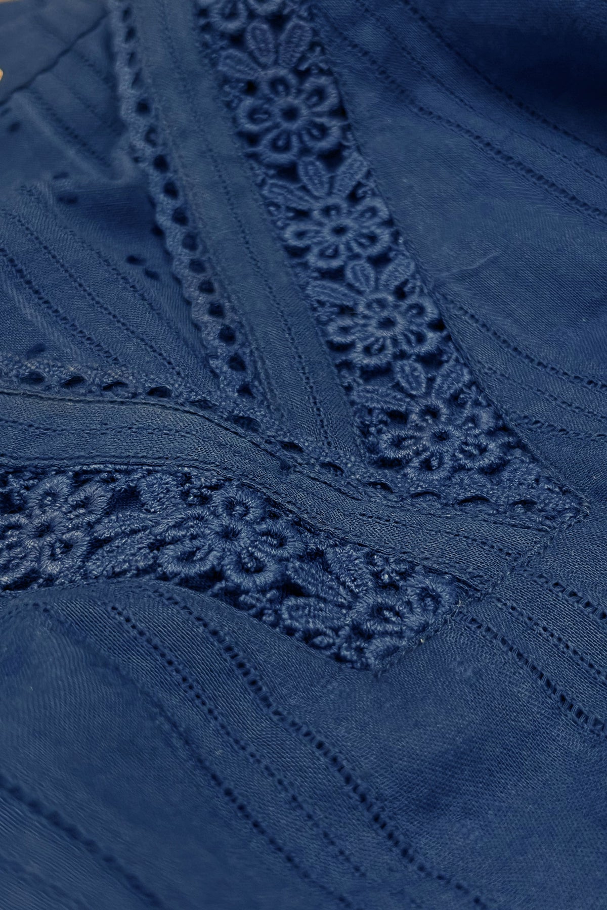 Roza Sehr Blue Kurta