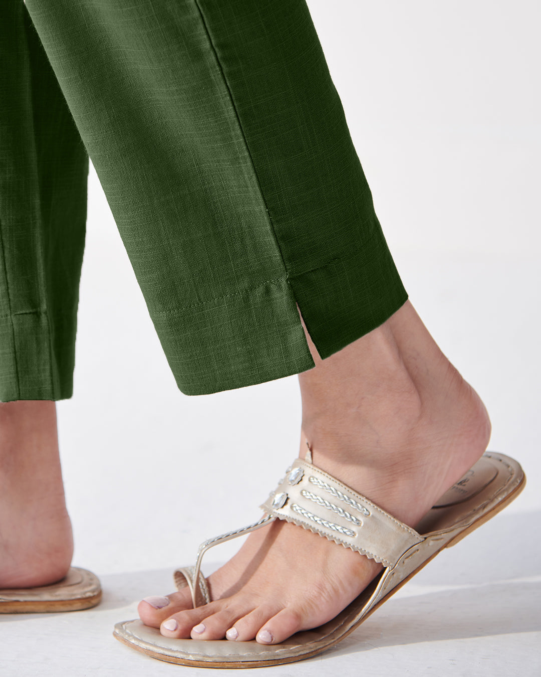 Roza Tara Forest Green Narrow Pants