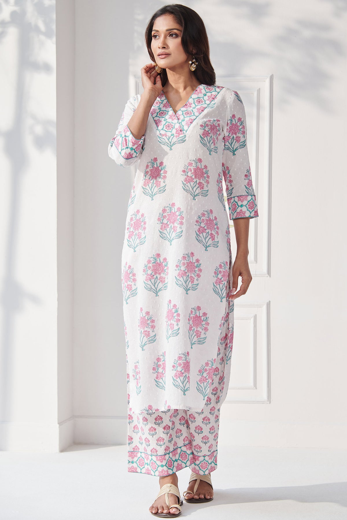 Gulbahar Sehnaz Sanganeri Kurta
