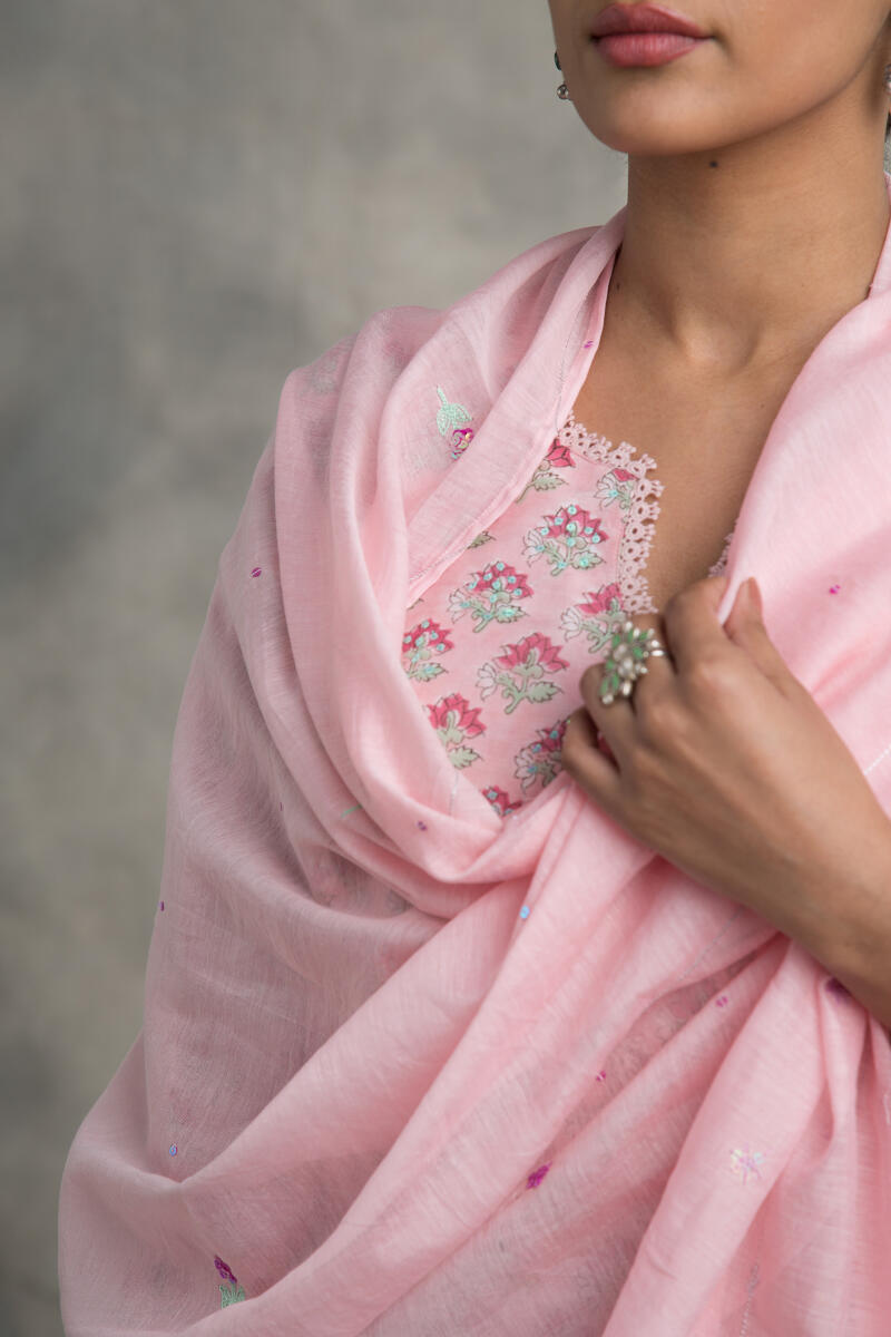 Gauhar Zenia Cotton Silk Dupatta