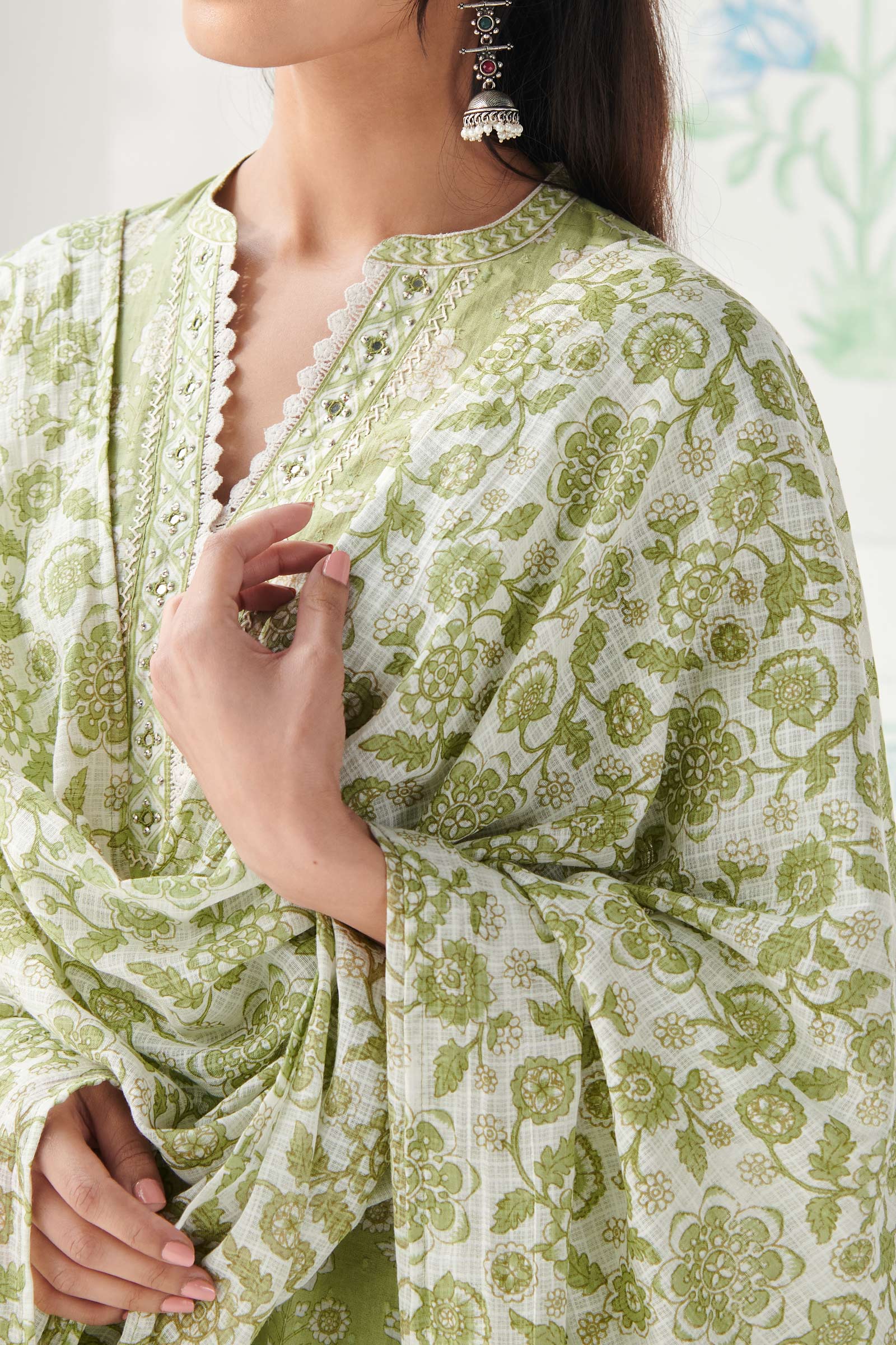 Gulbahar Mehreen Sanganeri Dupatta