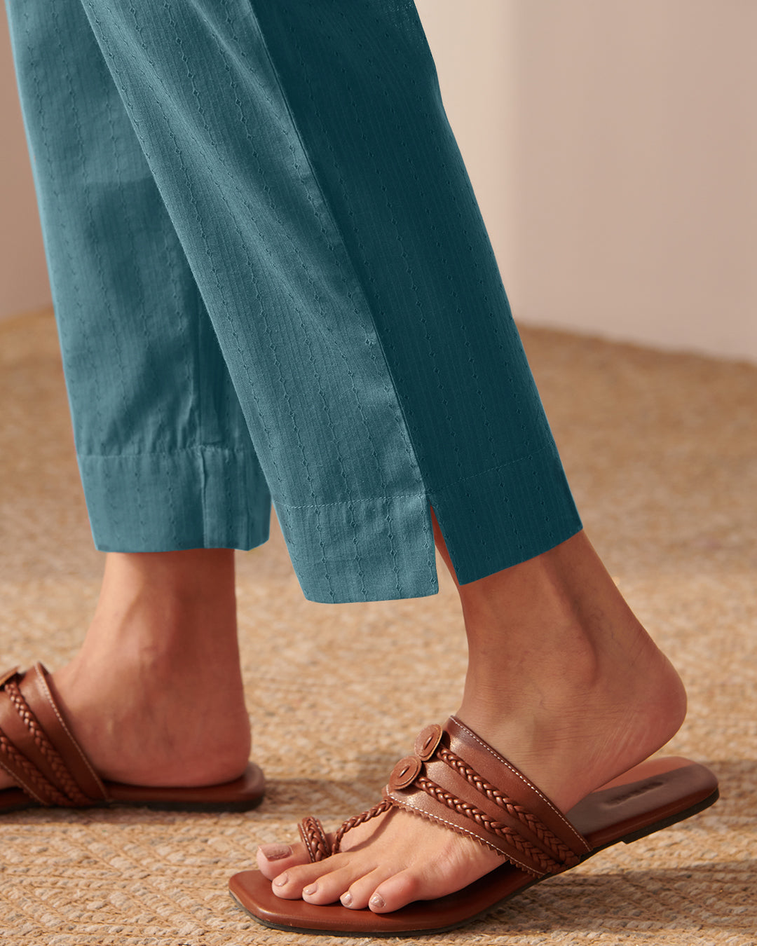 Roza Azarin Vintage Blue Narrow Pants
