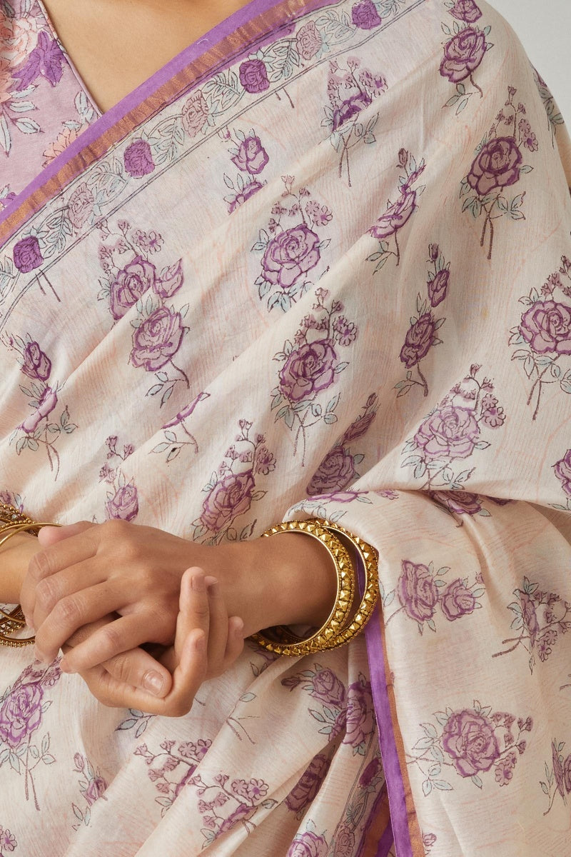 Sanaa Haider Chanderi Saree