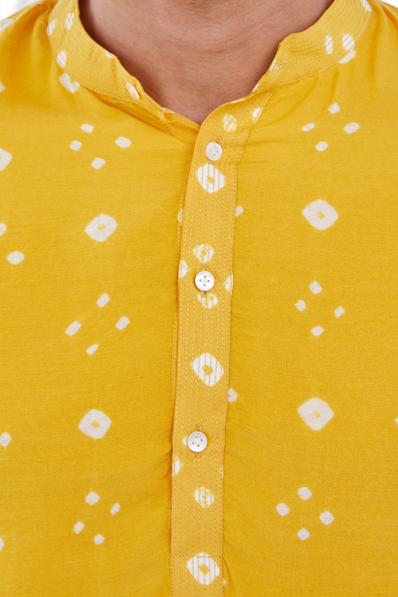 Samir Modal Bandhej Kurta