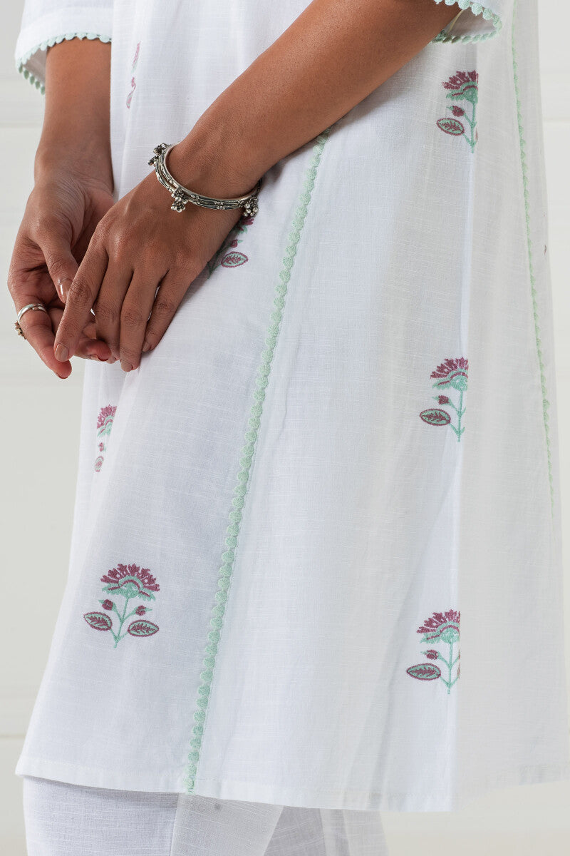 Nazm Adira Handloom Short Kurta