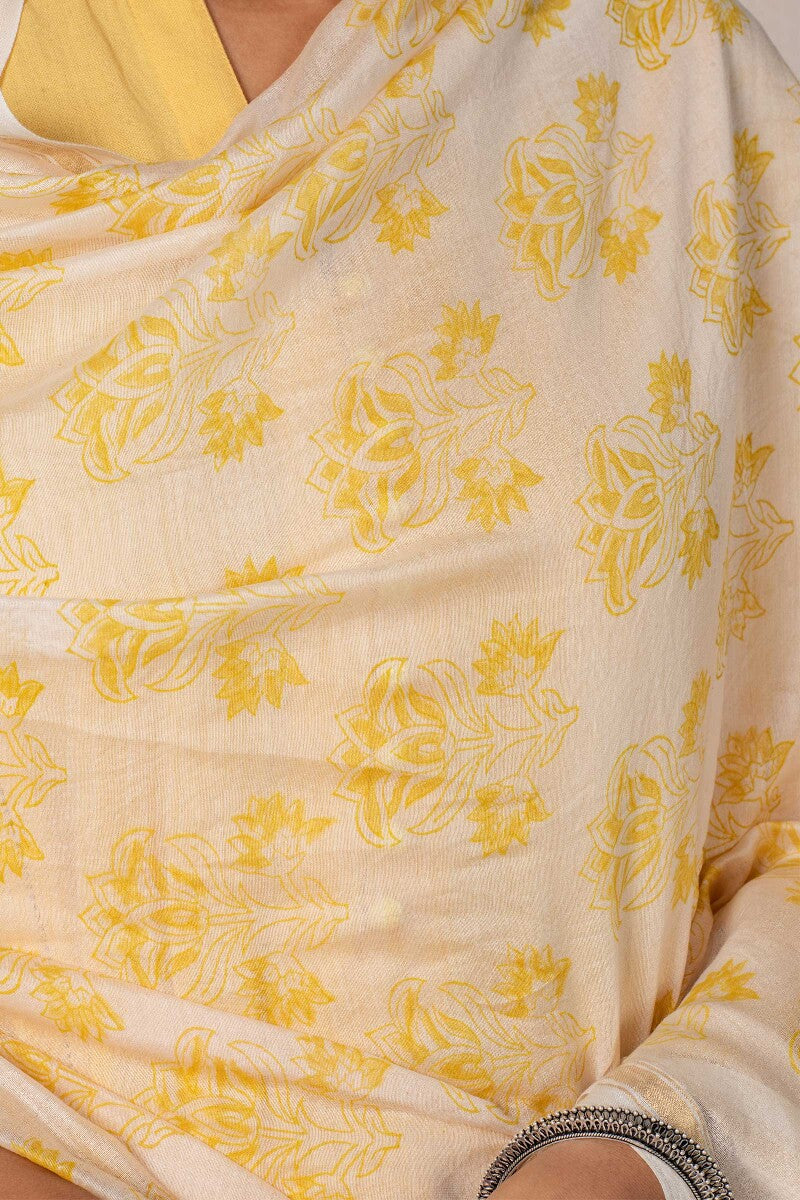 Nasrine Zohra Sanganeri Chanderi Dupatta