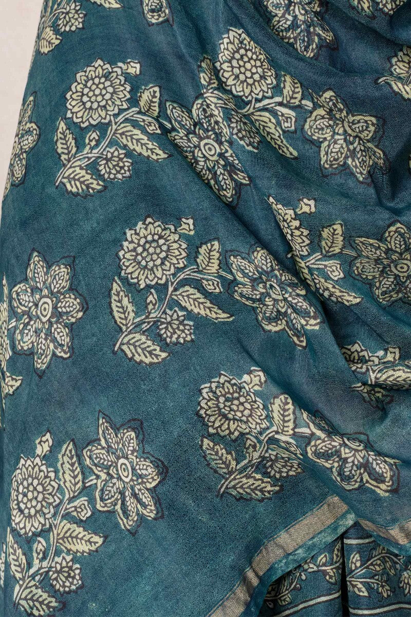 Nasrine Mahin Ajrak Chanderi Dupatta