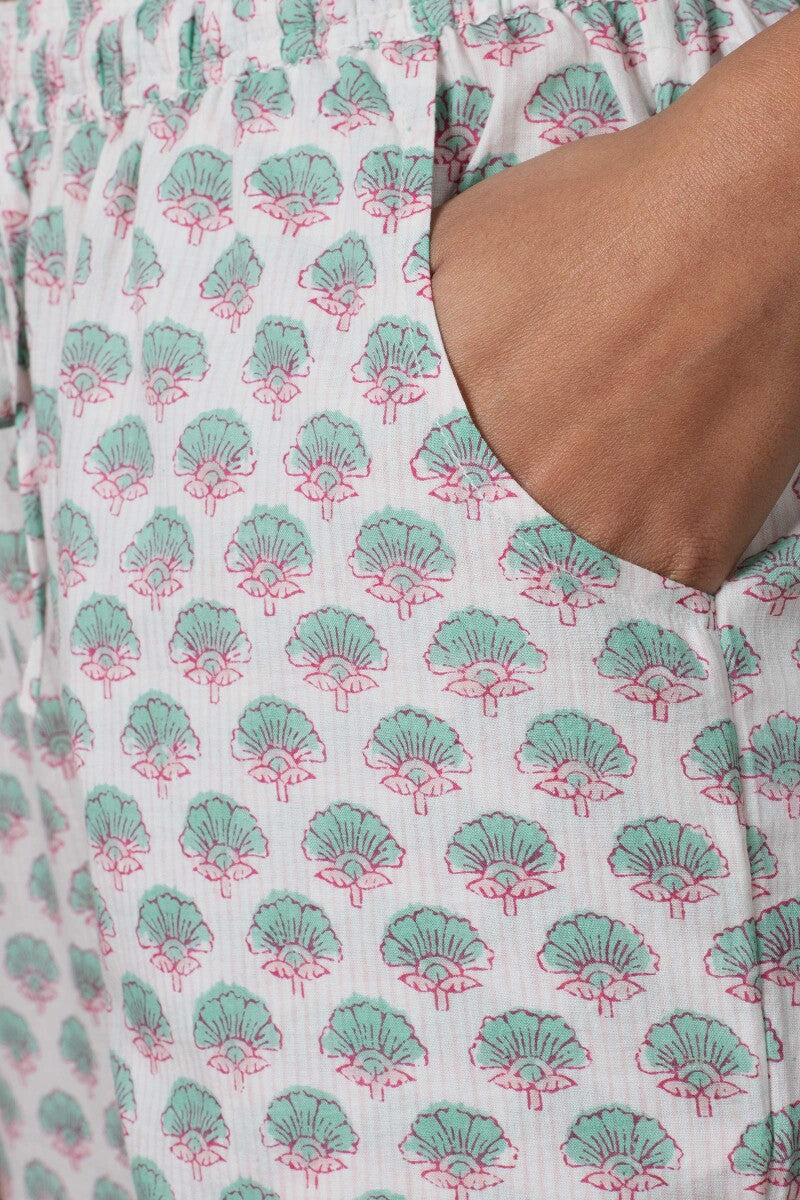 Roz Meher Shaheen Sanganeri Narrow Pants