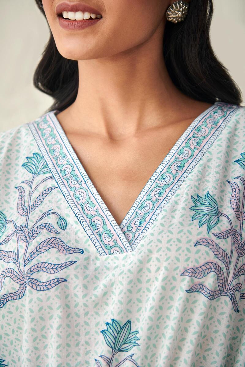 Roza Mirza Sanganeri Kaftan