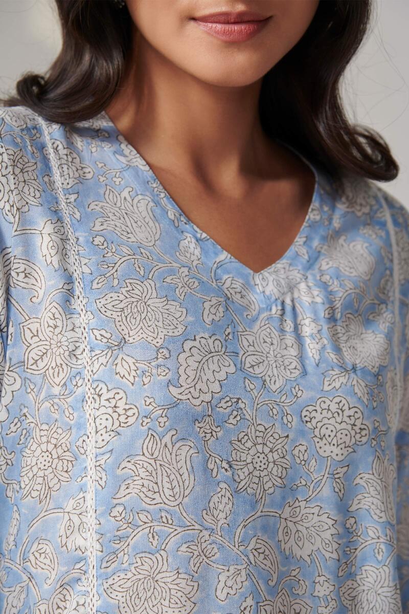 Roza Sameena Sanganeri Loungewear Set
