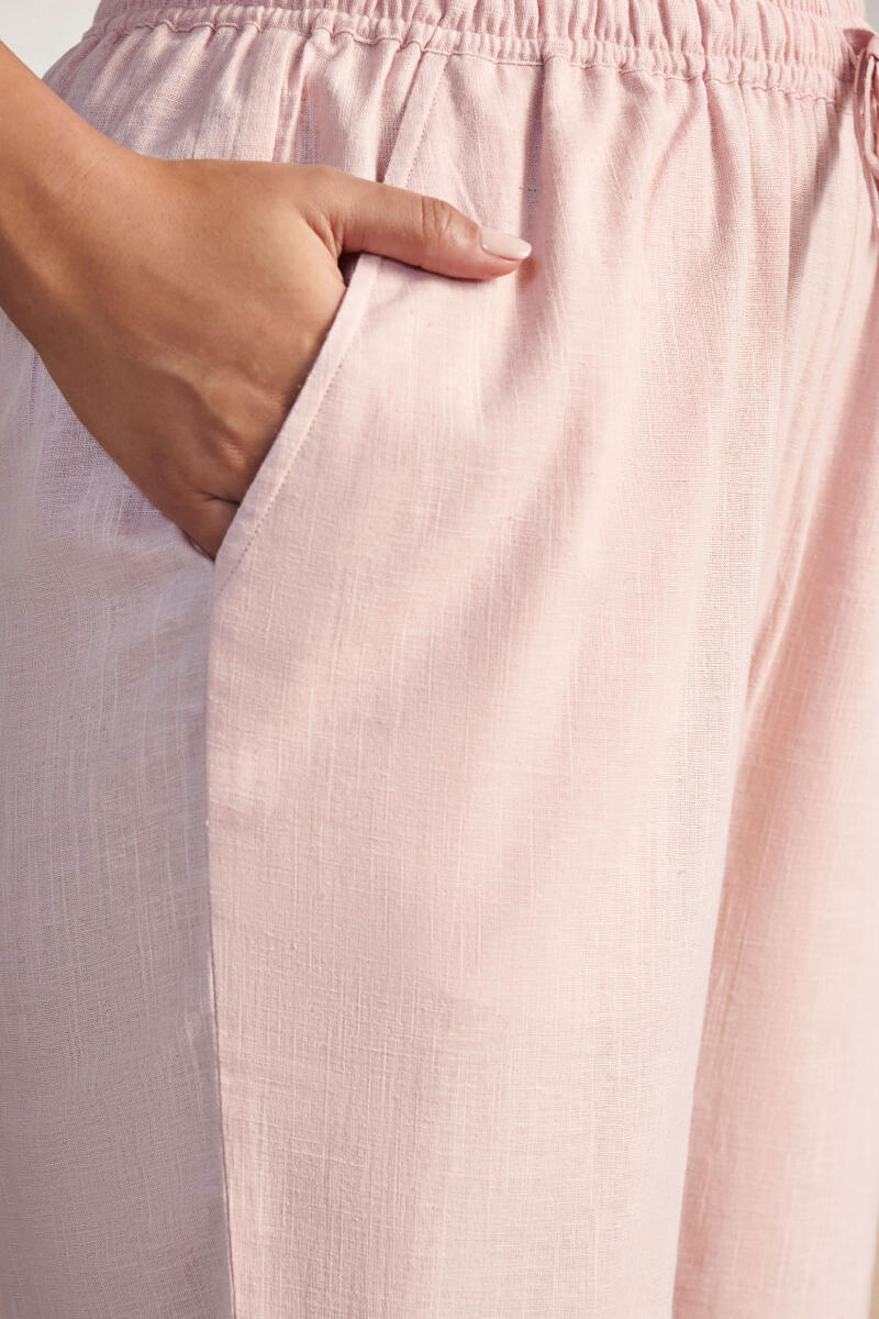 Roza Jia Pink Handloom Pants