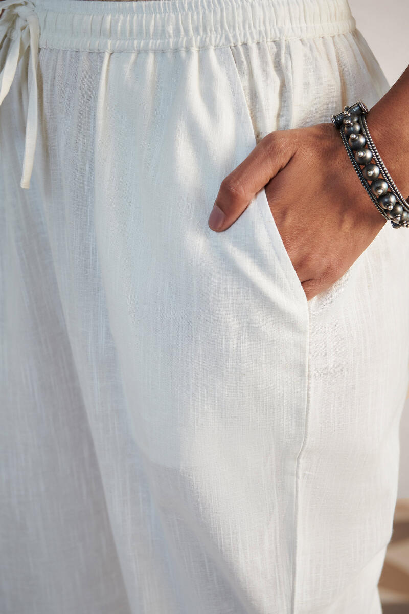 Roza Jia White Pants