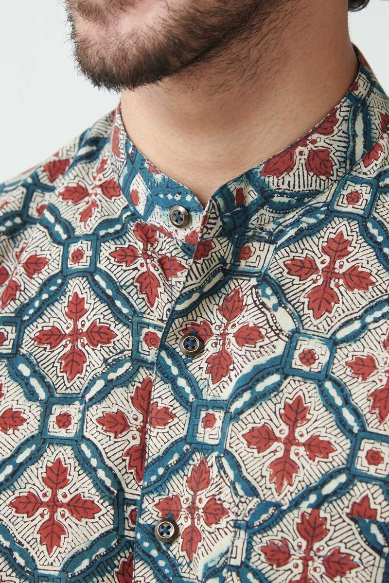 Zaid Mihir Bagru Shirt