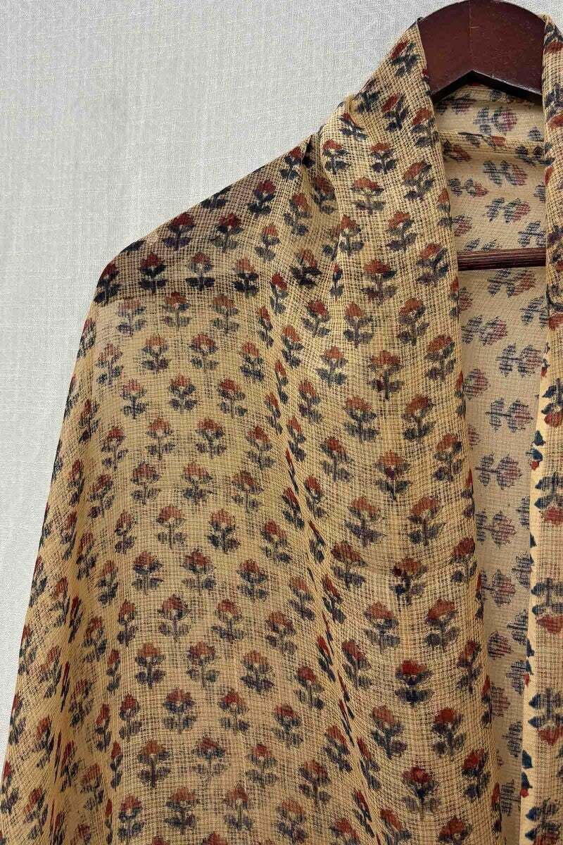 Beige Kota Dupatta