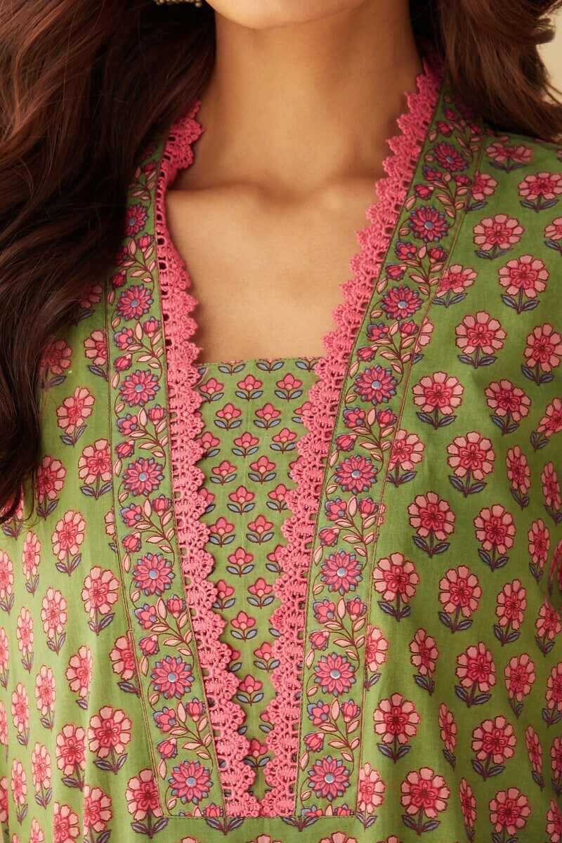 Rosheen Nida Sanganeri Kurta