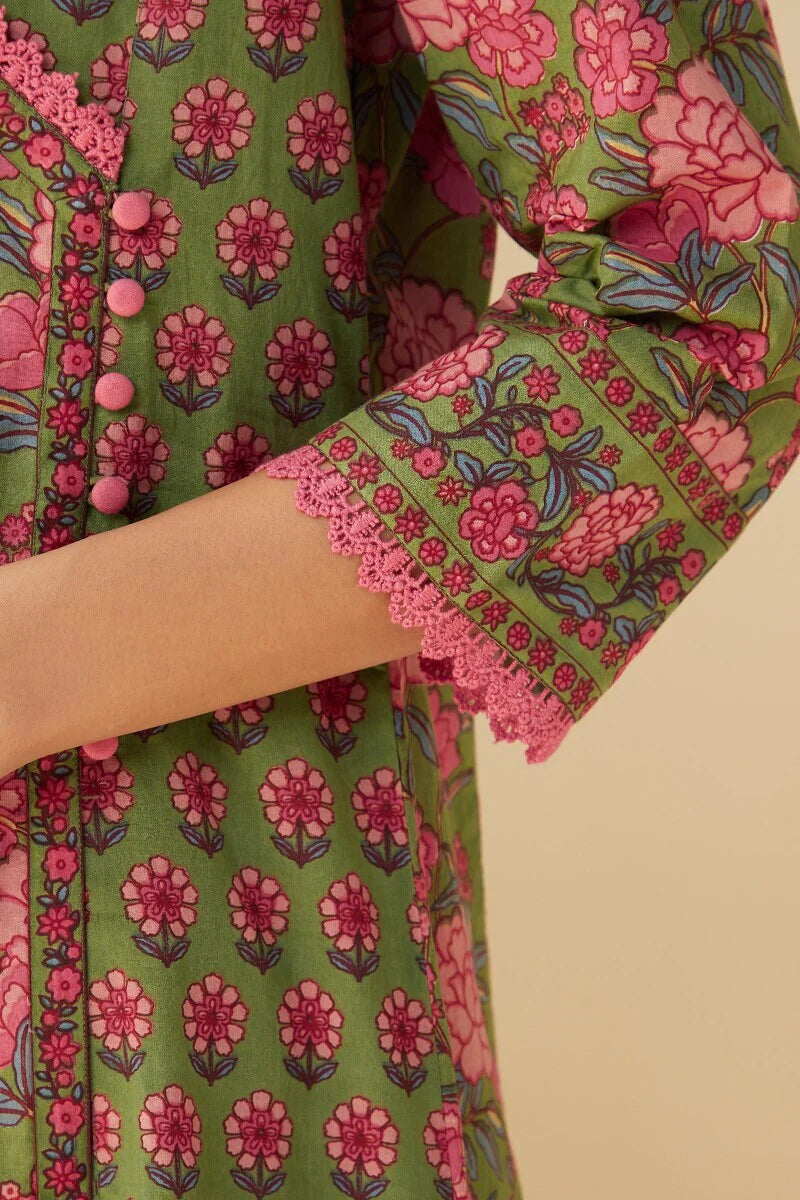 Rosheen Zeenat Sanganeri Kurta
