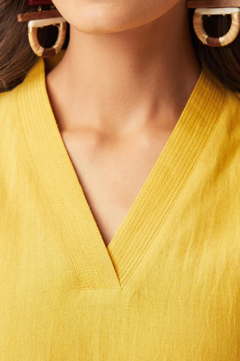 Roza Seher Daffodil Kurta