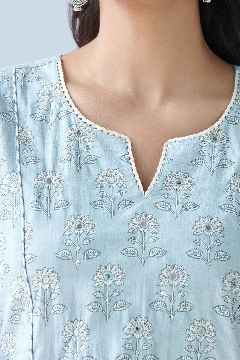 Rosheen Heer Sanganeri Kurta