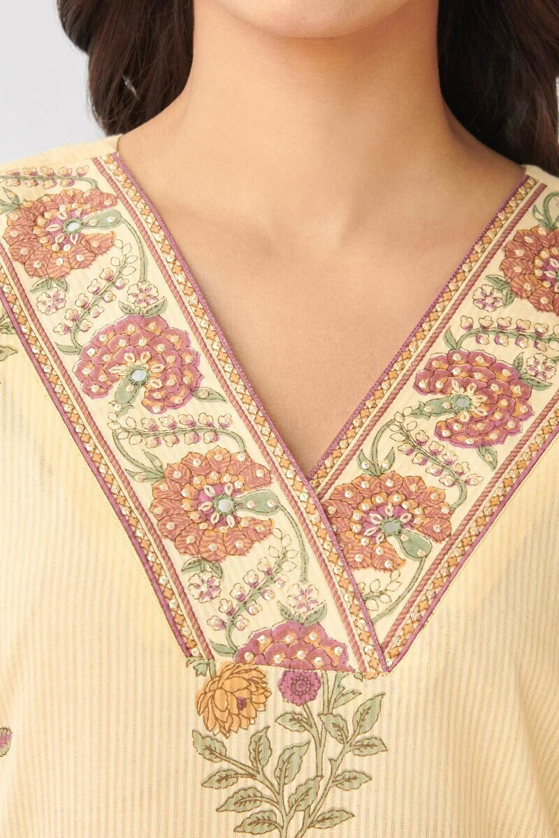Gulshan Bagh Sanganeri Zeenat Kurta