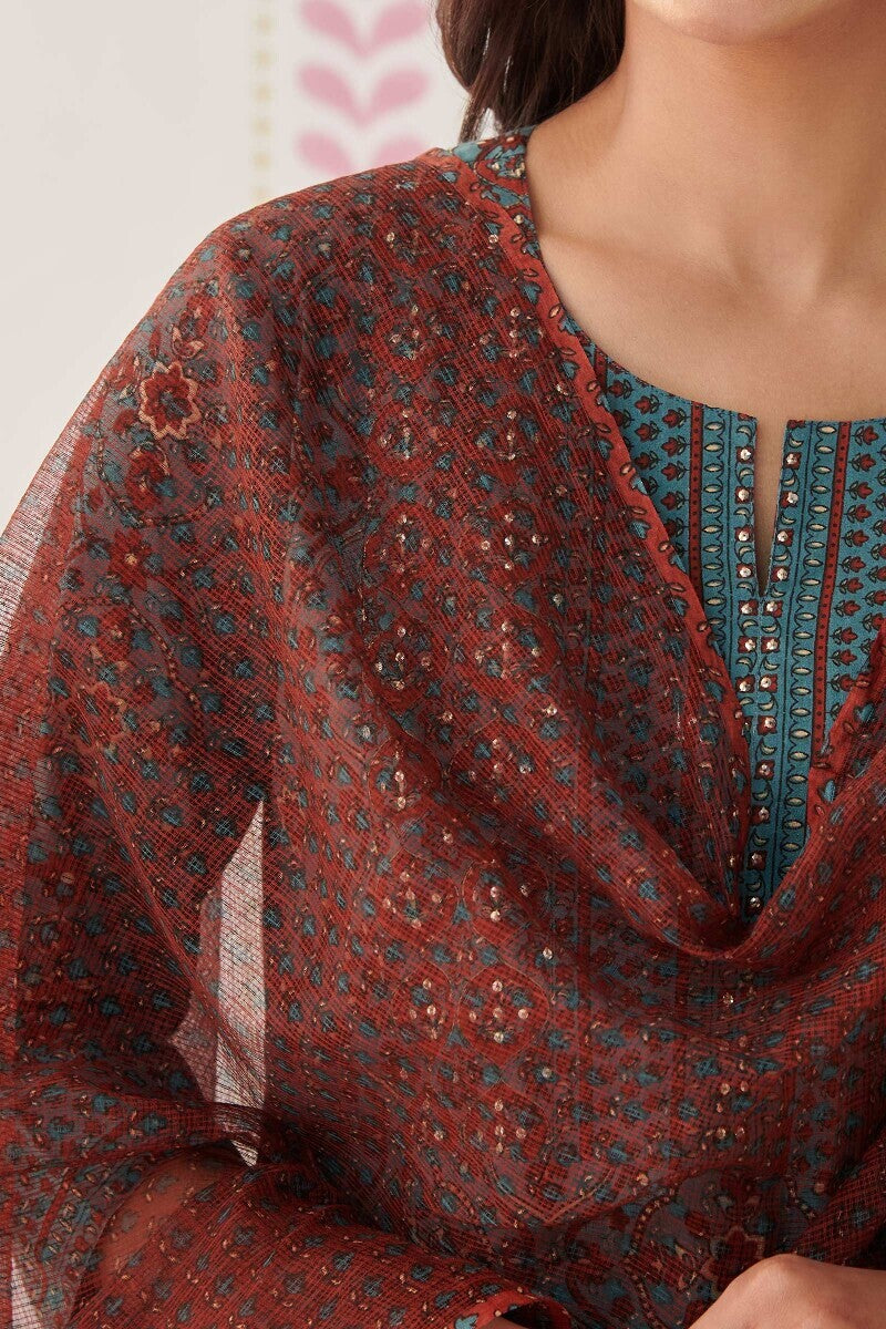 Gauhar Feriha Sanganeri Dupatta