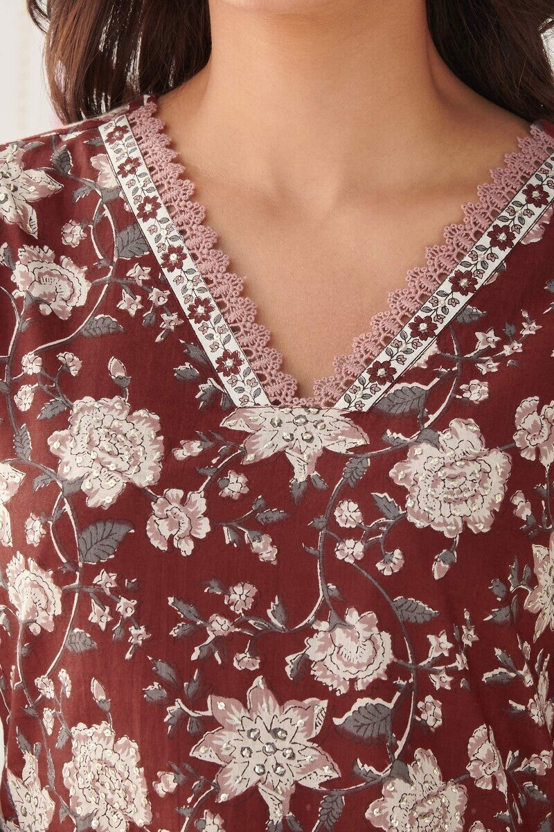 Gauhar Zaria Sanganeri Kurta
