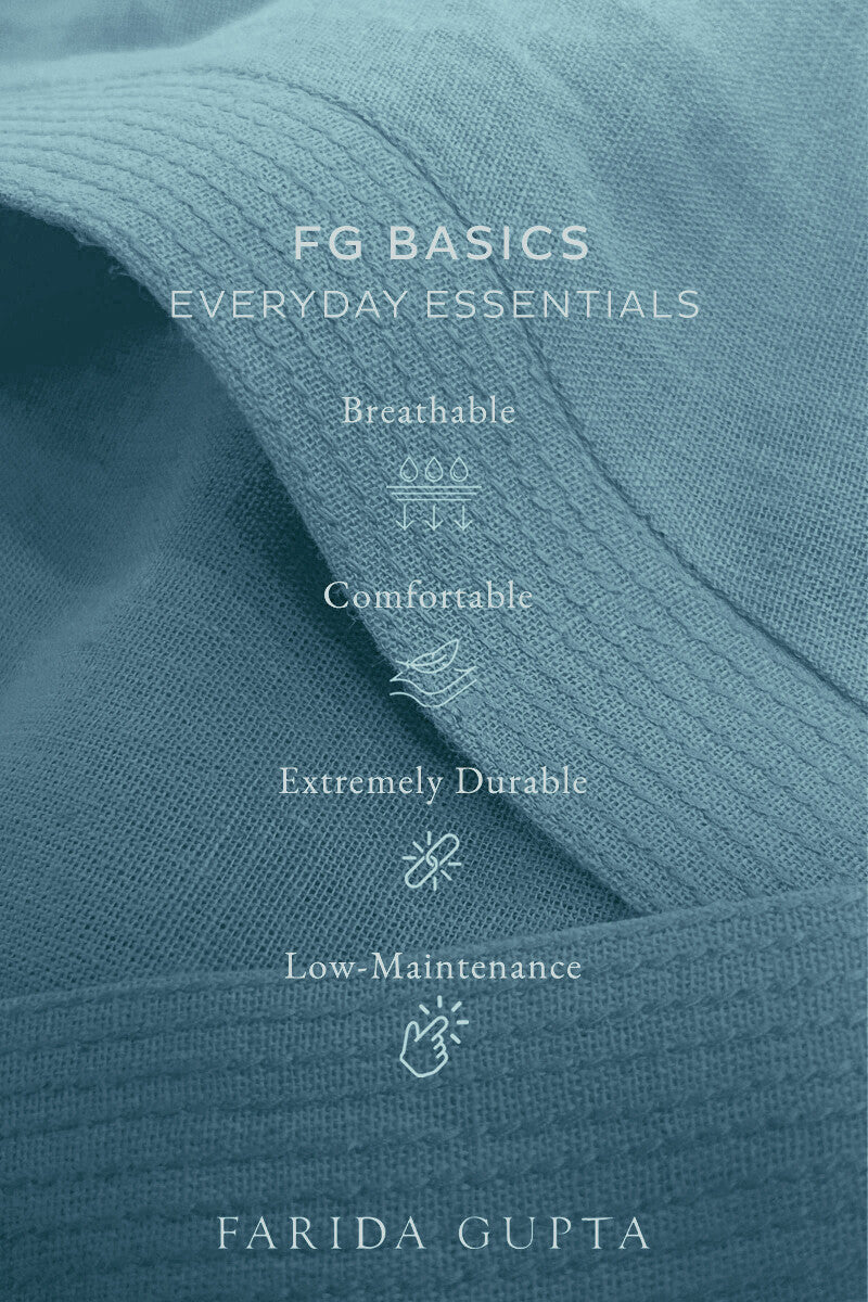 Surplus: Roza Shirin Blue Kurta