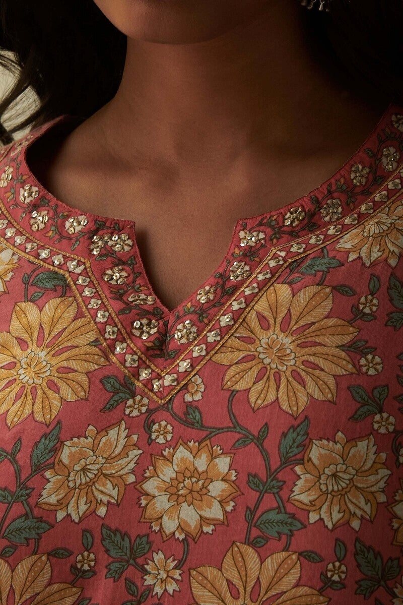 Gulshan Bagh Siya Sanganeri Kurta