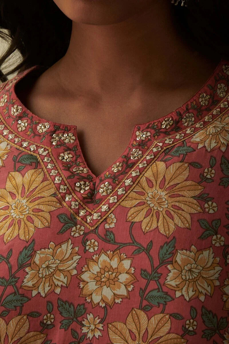 Surplus: Gulshan Bagh Siya Sanganeri Kurta