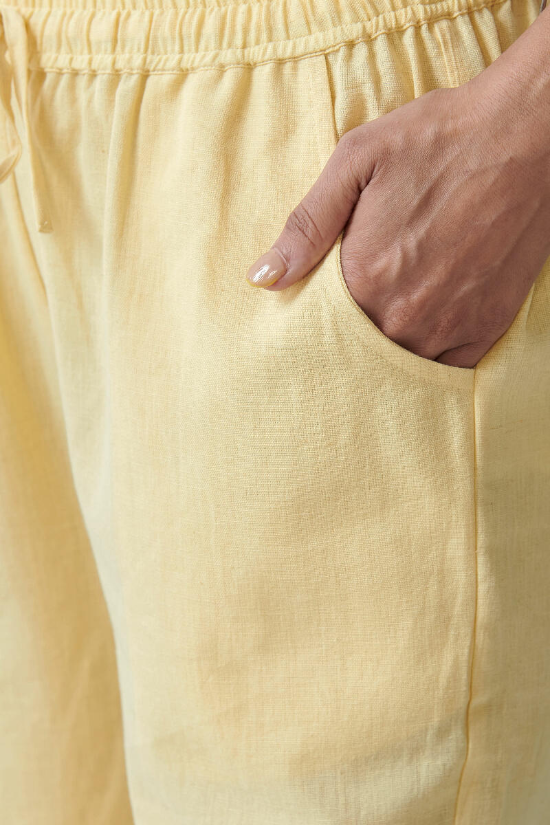Roza Yellow Flex Cotton Farsi