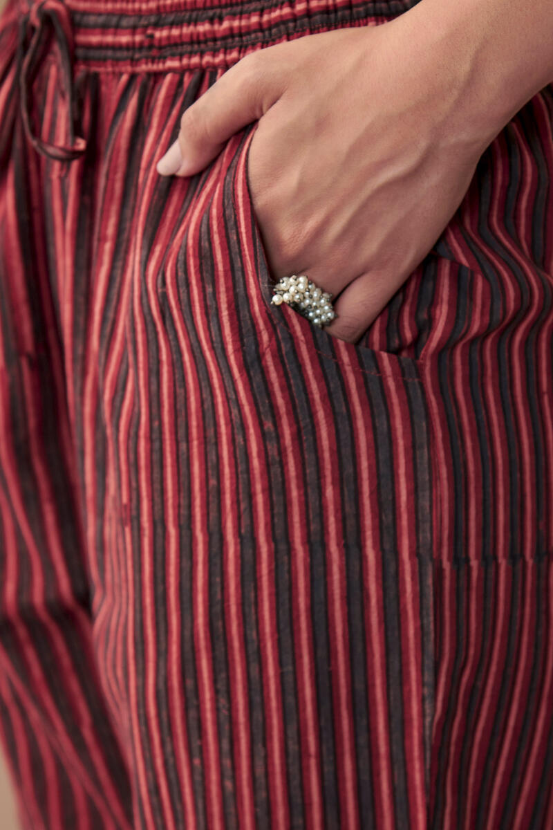 Sehra Nizam Ajrak Narrow Pants