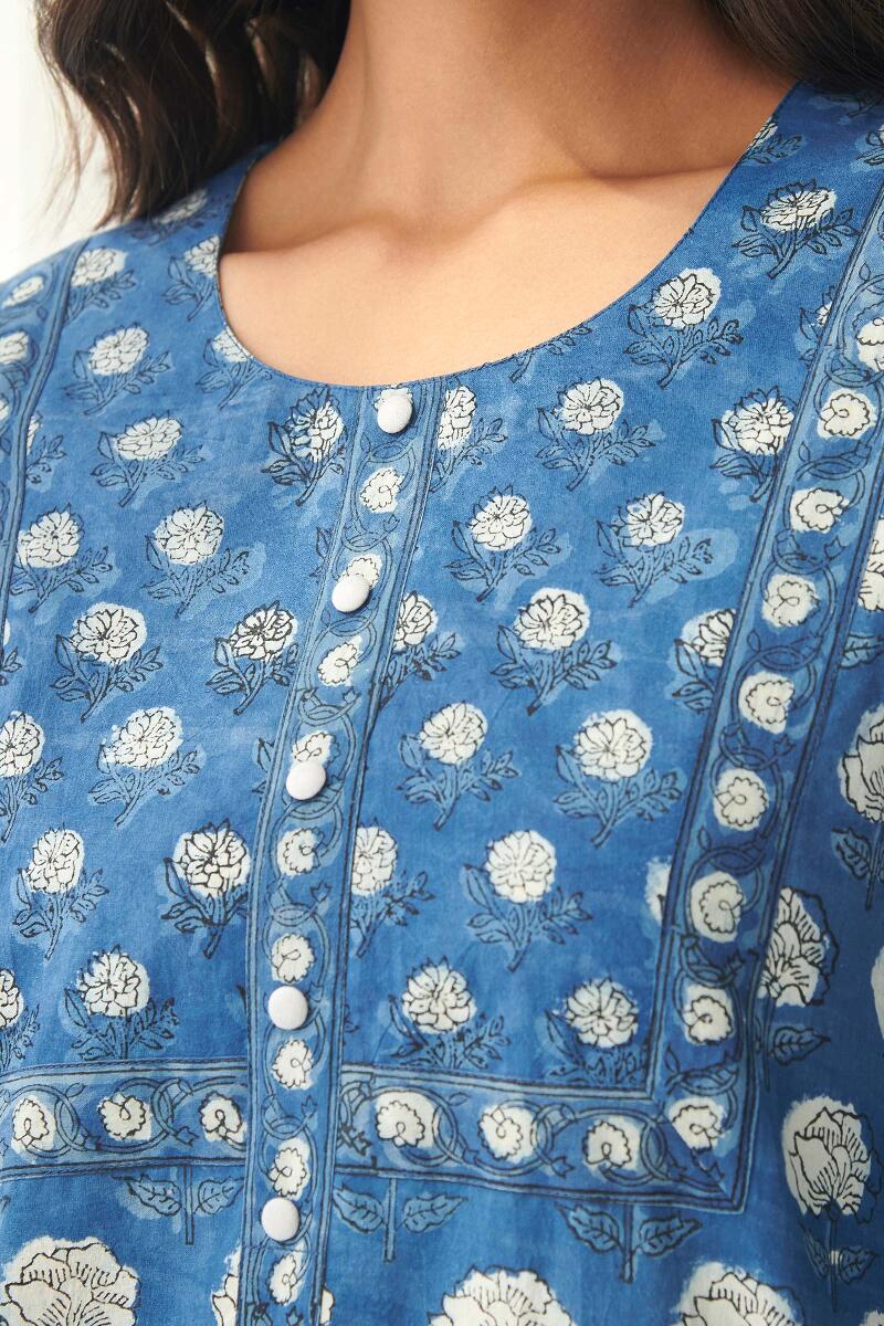 Sehra Neloufar Indigo Top