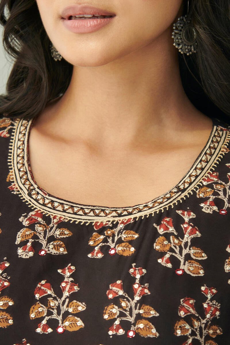 Sehra Kashaf Bagru Kurta