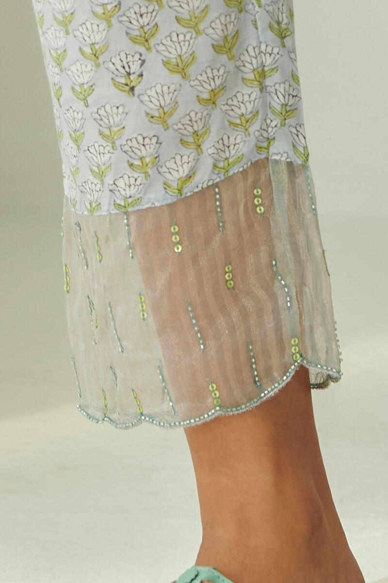 Nasrine Zeenat Sanganeri Narrow Pants