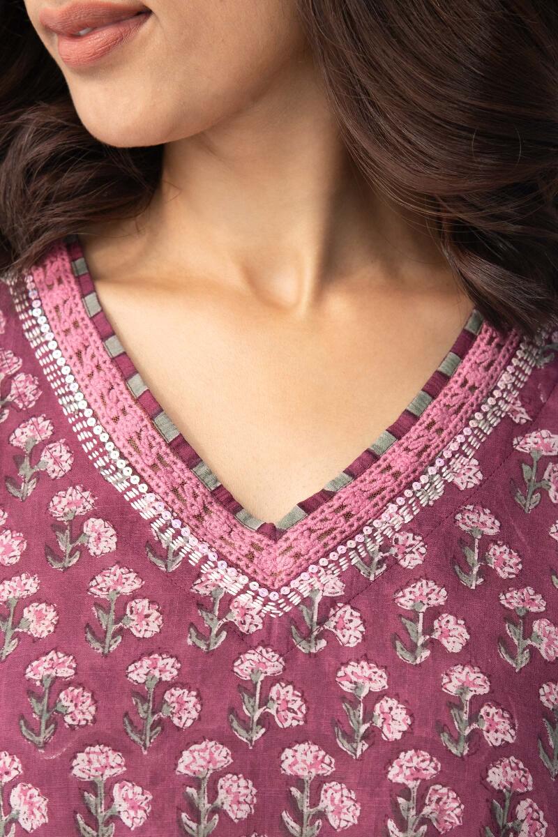 Nasrine Rabiah Sanganeri Kurta