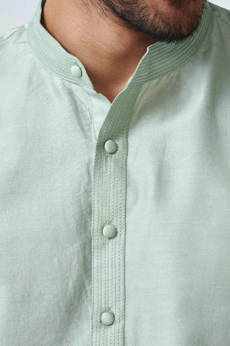 Zaid Kiaan Chanderi Kurta