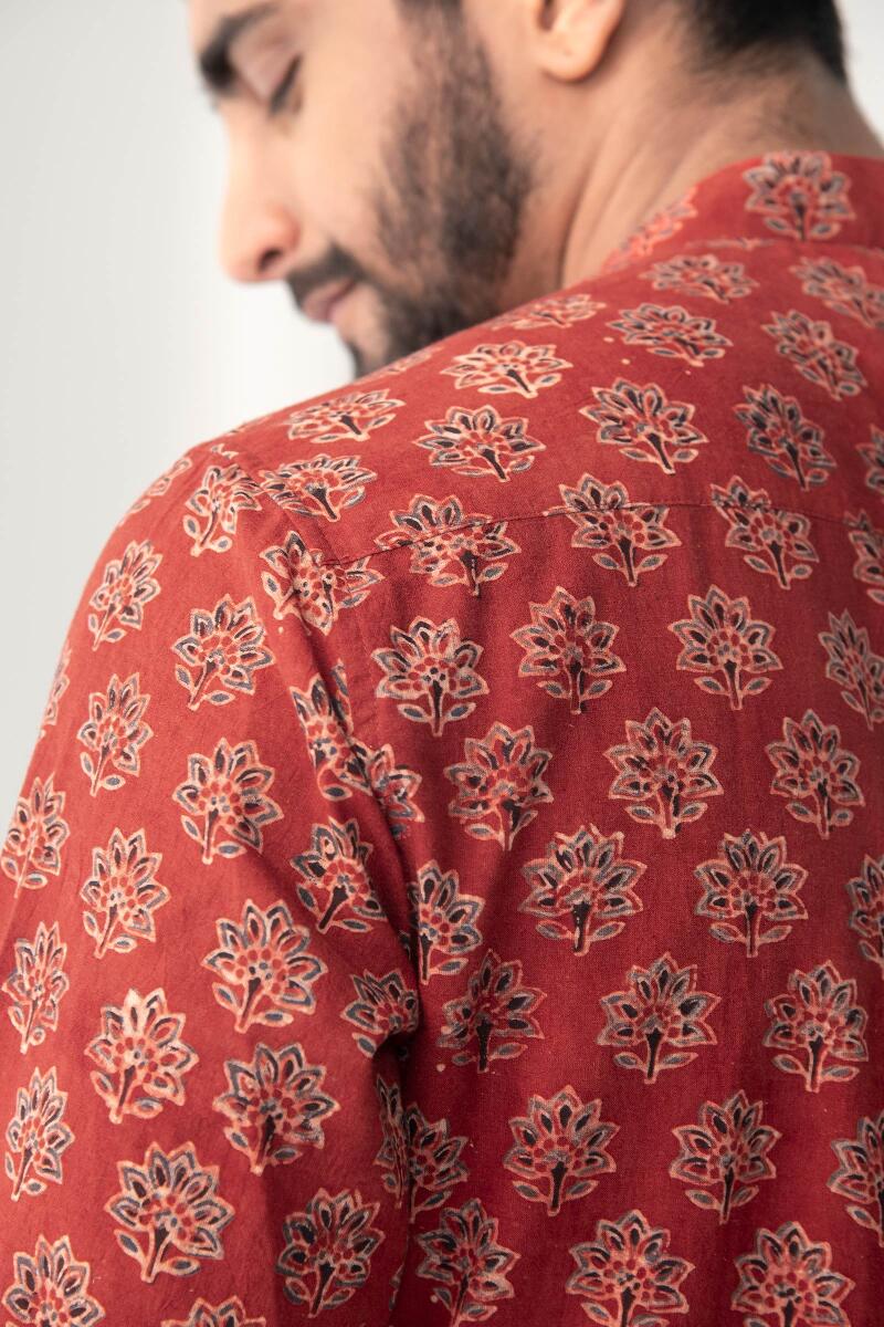 Zaid Sameer Ajrak Shirt