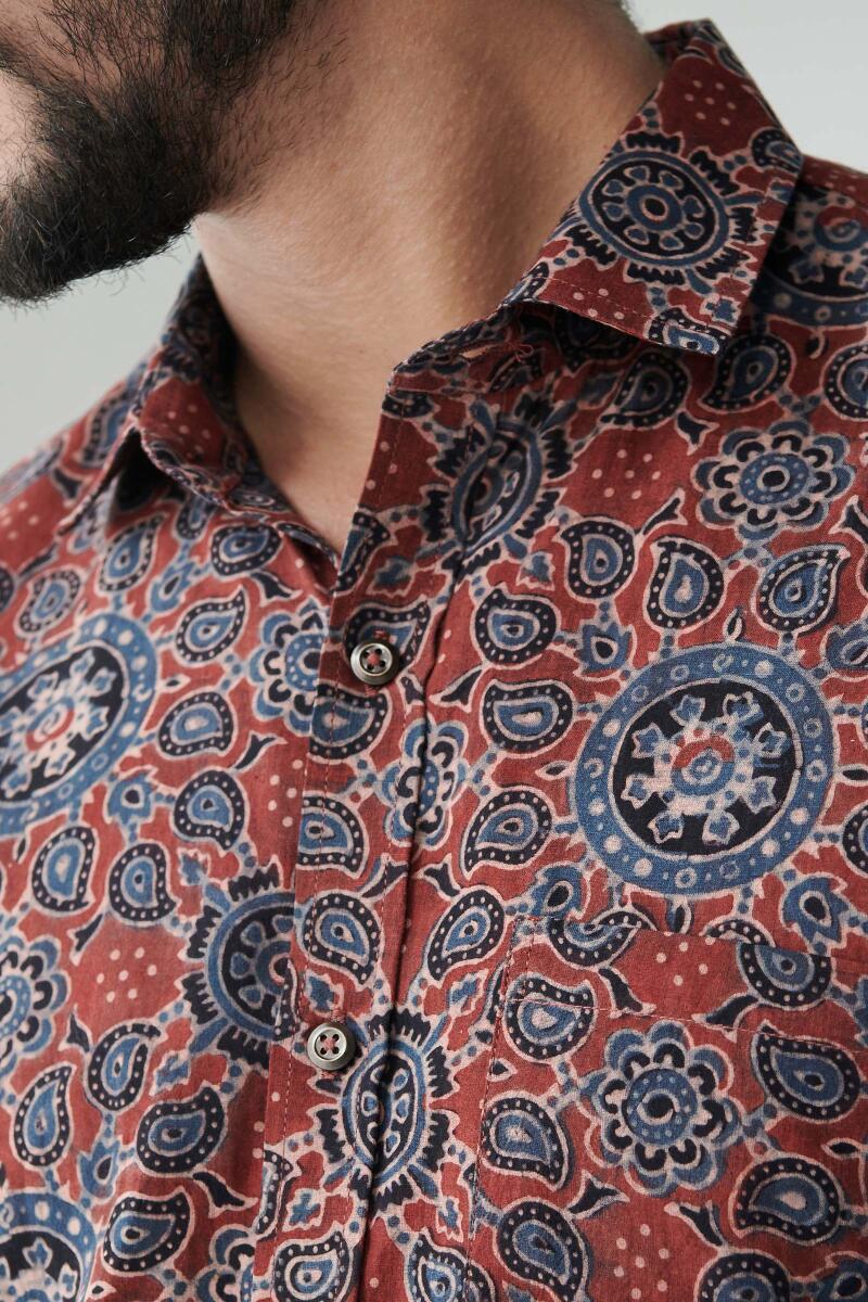 Zaid Fahad Ajrak Shirt