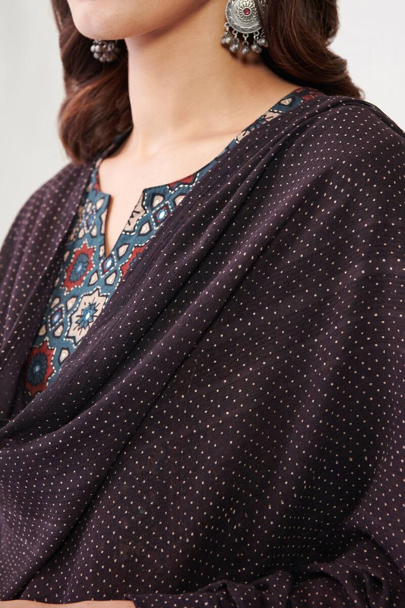 Sehra Tara Ajrak Dupatta