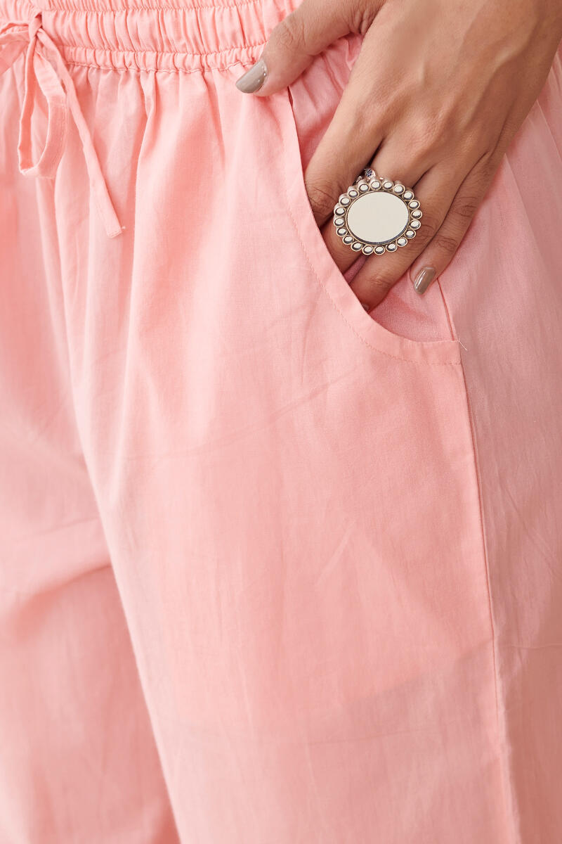 Falak Suhana Pink Cotton Farsi