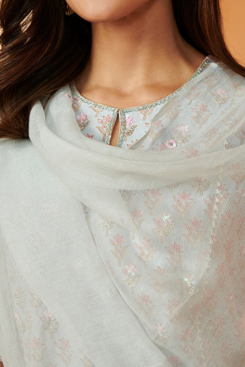 Shirin Mehnaaz Cotton Silk Dupatta