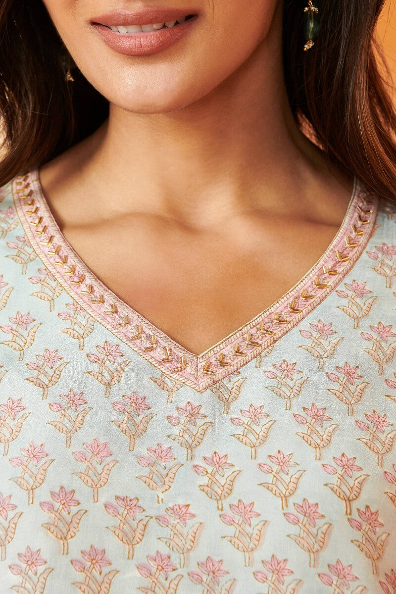 Shirin Asfara Sanganeri Modal Kurta