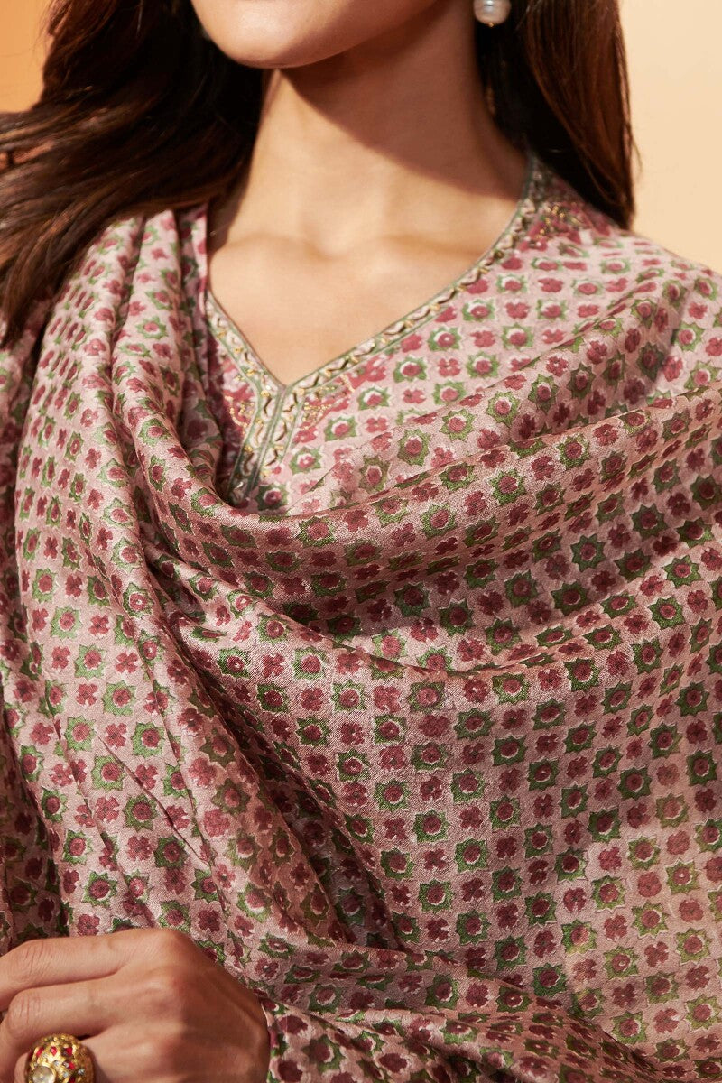 Shirin Shaima Sanganeri Chanderi Dupatta