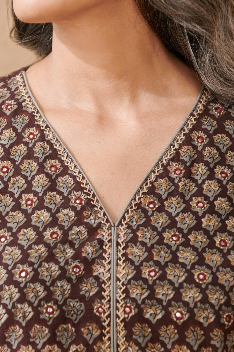 Sehra Nafisa Bagru Kurta