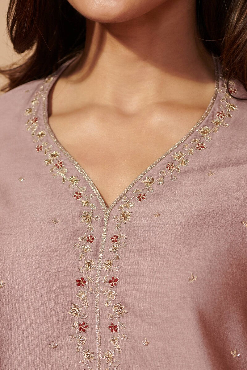 Shirin Zohra Chanderi Kurta